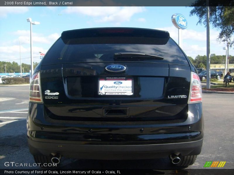 Black / Camel 2008 Ford Edge Limited
