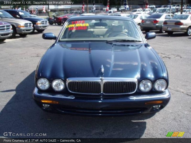 Sapphire Blue Metallic / Ivory 1999 Jaguar XJ XJ8