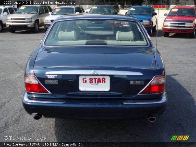 Sapphire Blue Metallic / Ivory 1999 Jaguar XJ XJ8