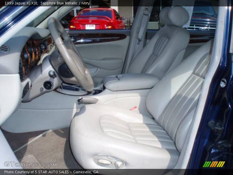 Sapphire Blue Metallic / Ivory 1999 Jaguar XJ XJ8