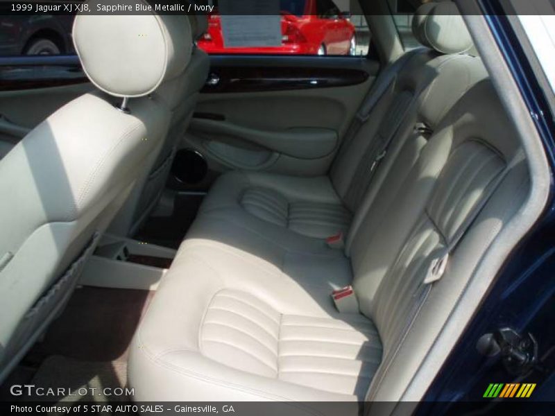 Sapphire Blue Metallic / Ivory 1999 Jaguar XJ XJ8