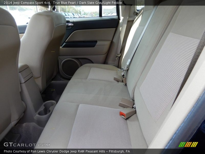 True Blue Pearl / Dark Slate Gray/Light Pebble 2014 Jeep Compass Sport 4x4