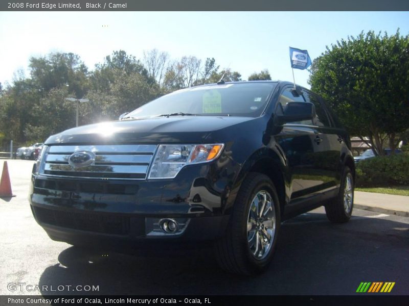 Black / Camel 2008 Ford Edge Limited