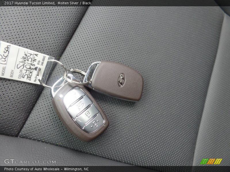 Molten Silver / Black 2017 Hyundai Tucson Limited