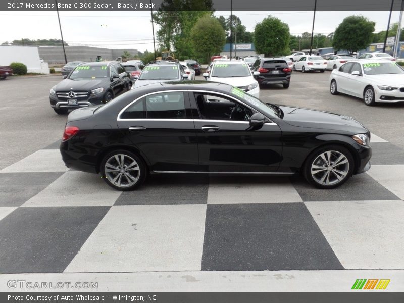 Black / Black 2017 Mercedes-Benz C 300 Sedan