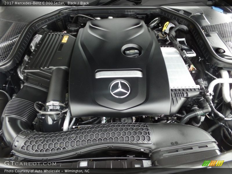 Black / Black 2017 Mercedes-Benz C 300 Sedan