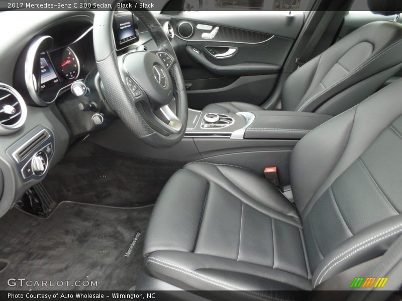 Black / Black 2017 Mercedes-Benz C 300 Sedan