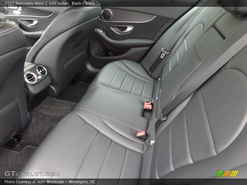 Black / Black 2017 Mercedes-Benz C 300 Sedan