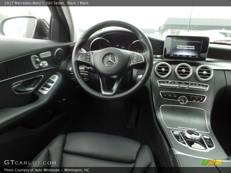 Black / Black 2017 Mercedes-Benz C 300 Sedan