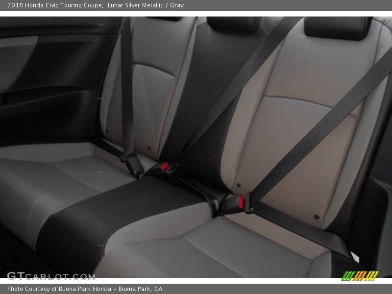 Lunar Silver Metallic / Gray 2018 Honda Civic Touring Coupe