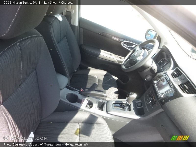 Brilliant Silver / Charcoal 2018 Nissan Sentra SV