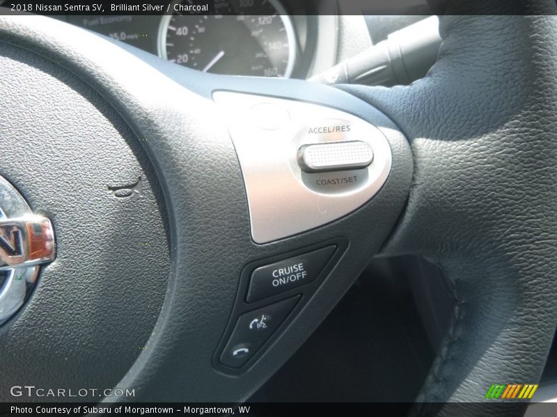 Brilliant Silver / Charcoal 2018 Nissan Sentra SV