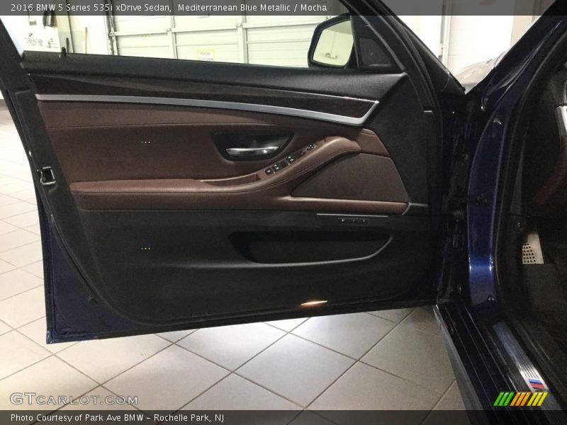 Mediterranean Blue Metallic / Mocha 2016 BMW 5 Series 535i xDrive Sedan