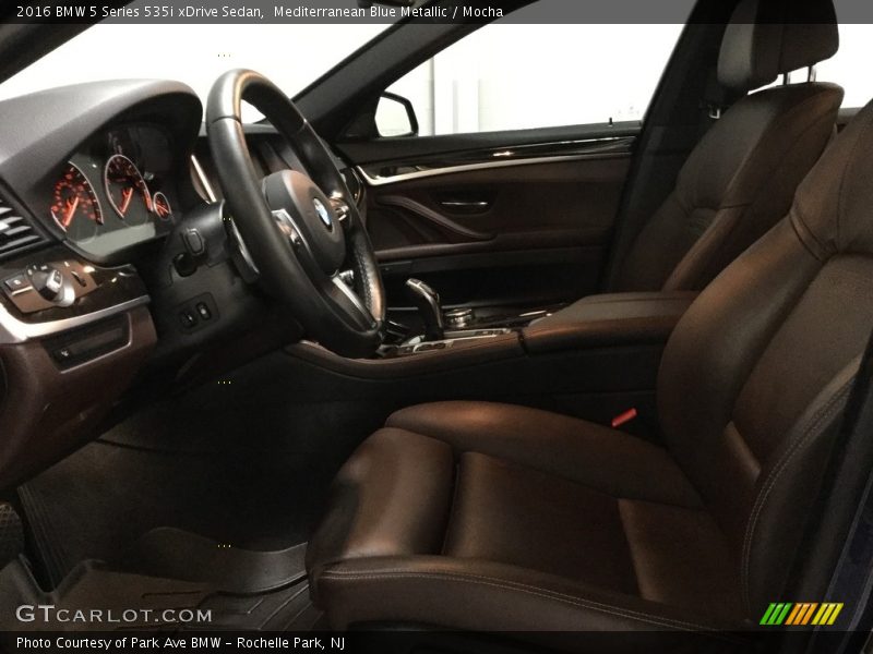 Mediterranean Blue Metallic / Mocha 2016 BMW 5 Series 535i xDrive Sedan
