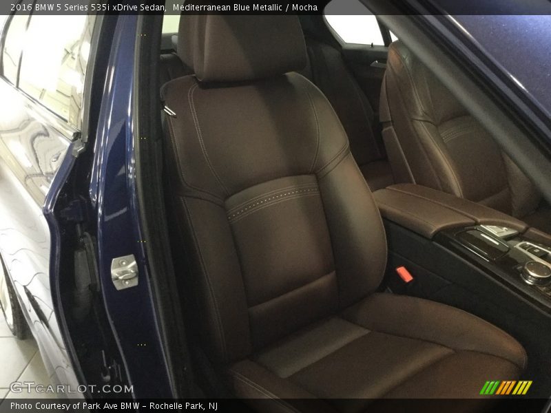 Mediterranean Blue Metallic / Mocha 2016 BMW 5 Series 535i xDrive Sedan