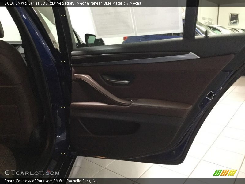 Mediterranean Blue Metallic / Mocha 2016 BMW 5 Series 535i xDrive Sedan