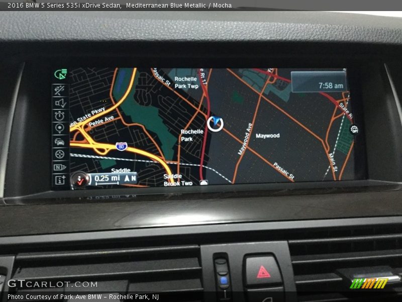 Mediterranean Blue Metallic / Mocha 2016 BMW 5 Series 535i xDrive Sedan