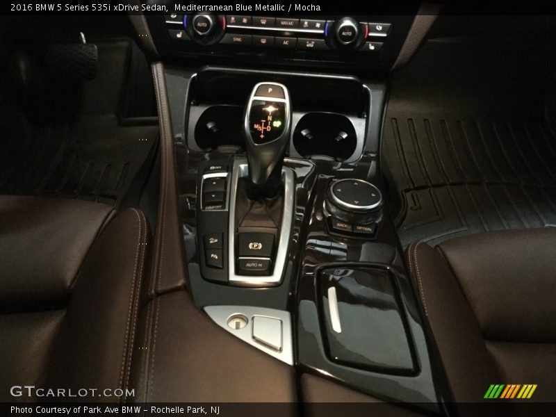 Mediterranean Blue Metallic / Mocha 2016 BMW 5 Series 535i xDrive Sedan