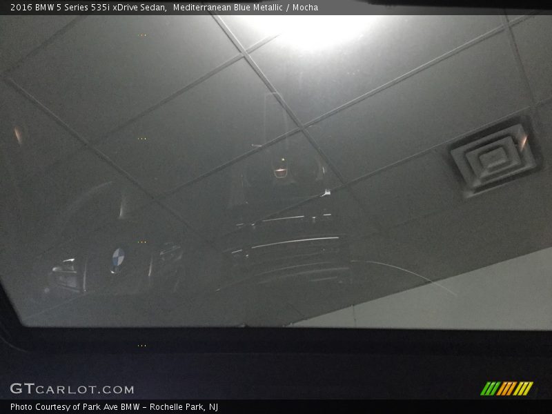 Mediterranean Blue Metallic / Mocha 2016 BMW 5 Series 535i xDrive Sedan