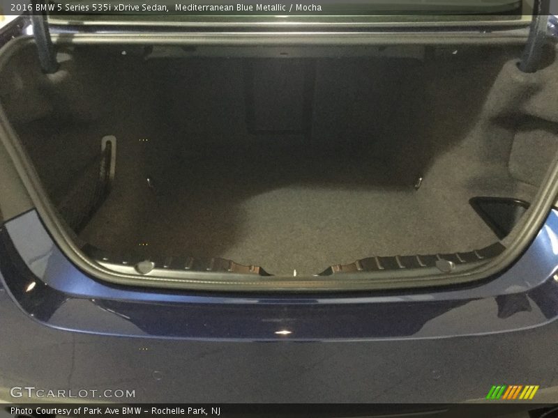 Mediterranean Blue Metallic / Mocha 2016 BMW 5 Series 535i xDrive Sedan