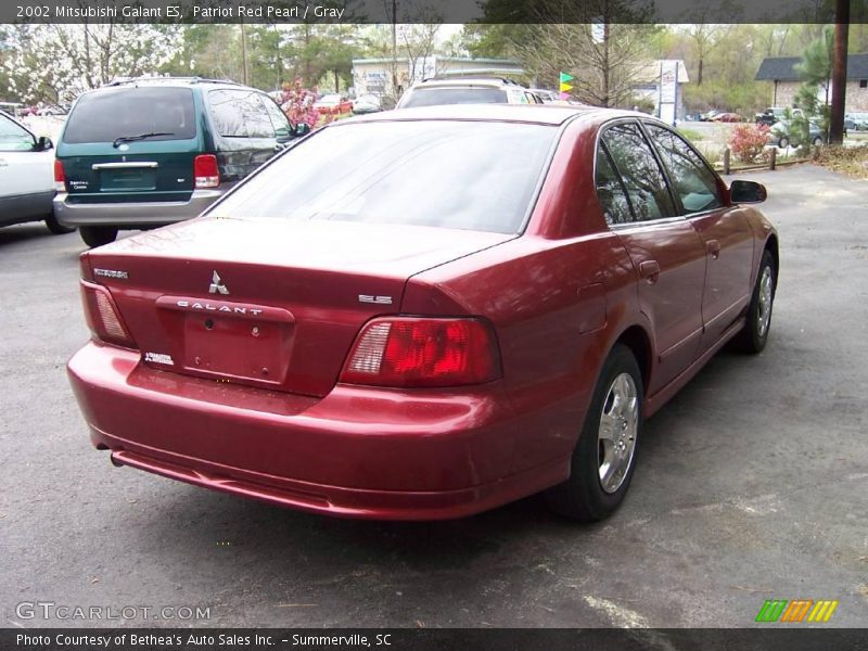 Patriot Red Pearl / Gray 2002 Mitsubishi Galant ES