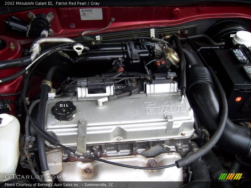 Patriot Red Pearl / Gray 2002 Mitsubishi Galant ES