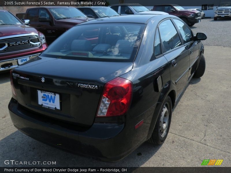 Fantasy Black Metallic / Gray 2005 Suzuki Forenza S Sedan