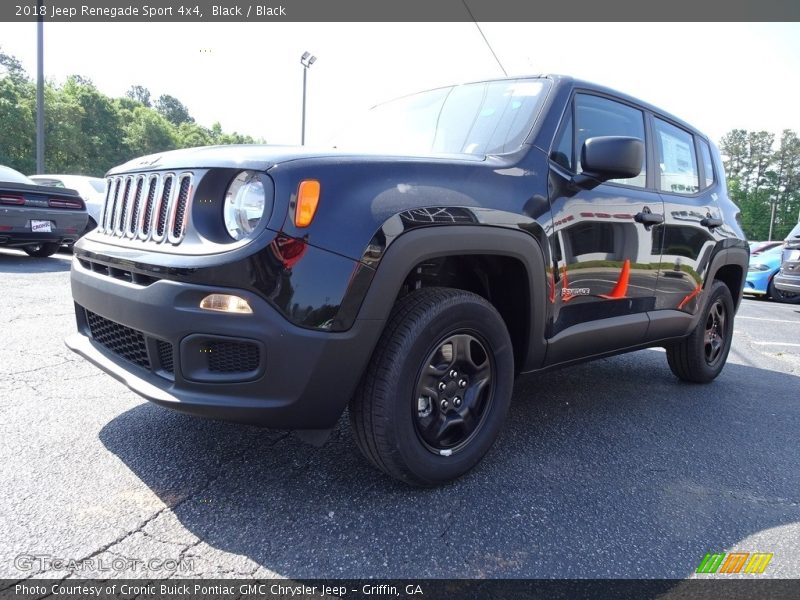 Black / Black 2018 Jeep Renegade Sport 4x4