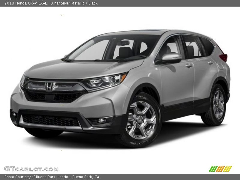 Lunar Silver Metallic / Black 2018 Honda CR-V EX-L