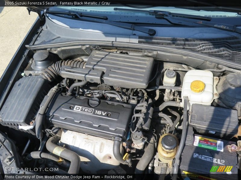 Fantasy Black Metallic / Gray 2005 Suzuki Forenza S Sedan