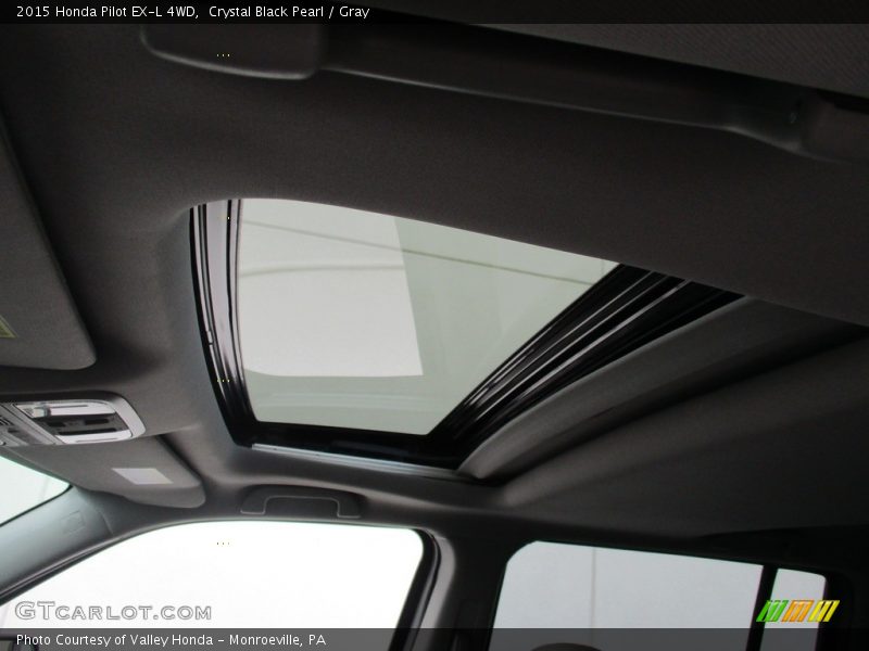 Crystal Black Pearl / Gray 2015 Honda Pilot EX-L 4WD