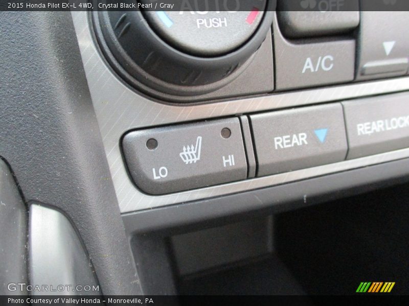 Crystal Black Pearl / Gray 2015 Honda Pilot EX-L 4WD