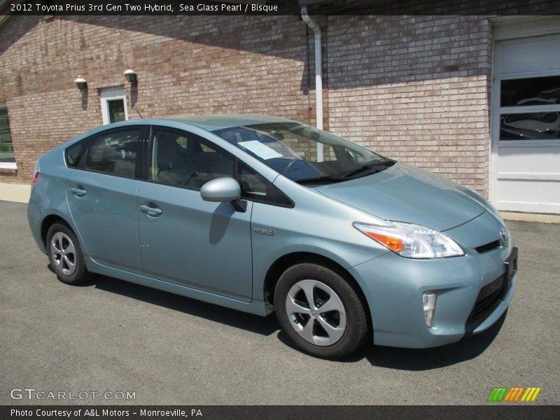 Sea Glass Pearl / Bisque 2012 Toyota Prius 3rd Gen Two Hybrid