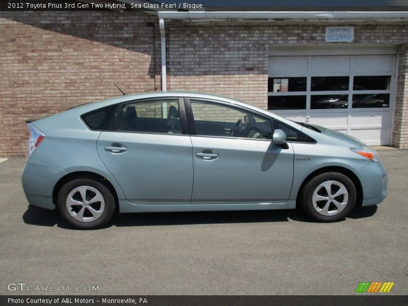 Sea Glass Pearl / Bisque 2012 Toyota Prius 3rd Gen Two Hybrid