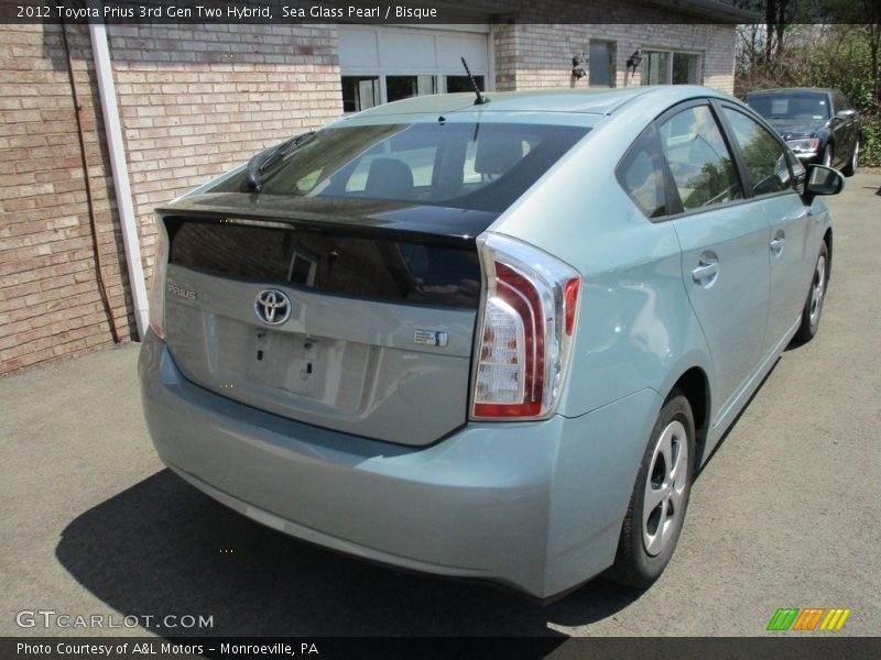 Sea Glass Pearl / Bisque 2012 Toyota Prius 3rd Gen Two Hybrid