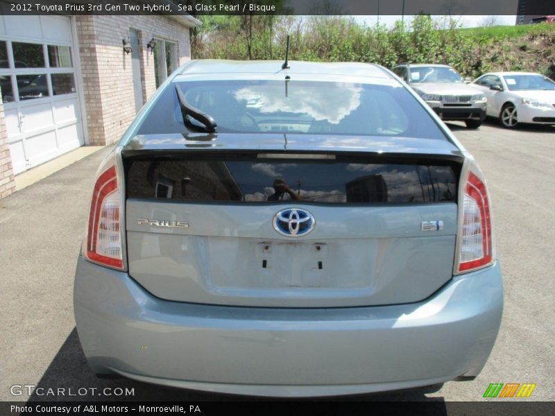 Sea Glass Pearl / Bisque 2012 Toyota Prius 3rd Gen Two Hybrid