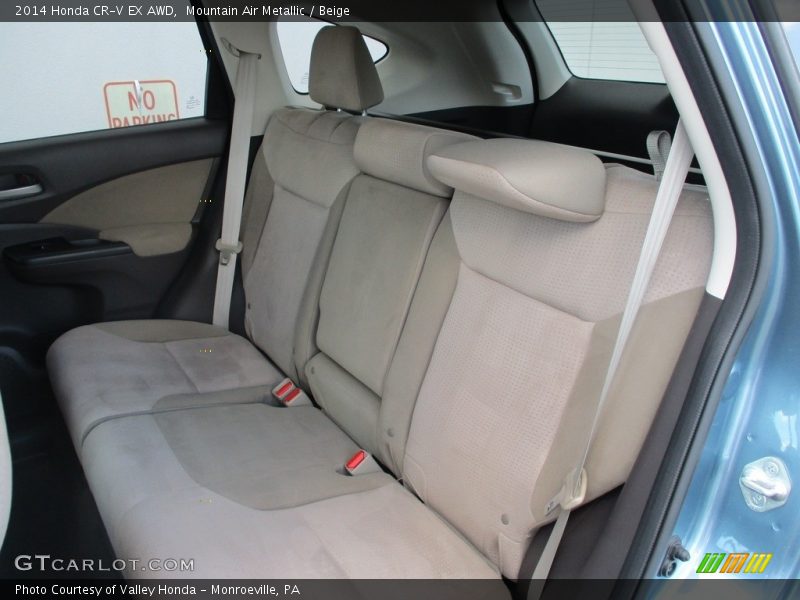 Mountain Air Metallic / Beige 2014 Honda CR-V EX AWD