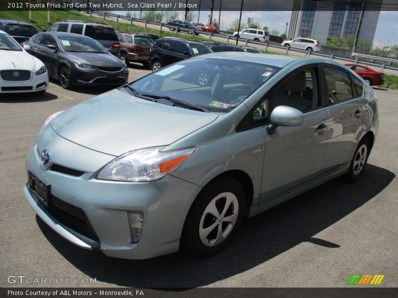 Sea Glass Pearl / Bisque 2012 Toyota Prius 3rd Gen Two Hybrid