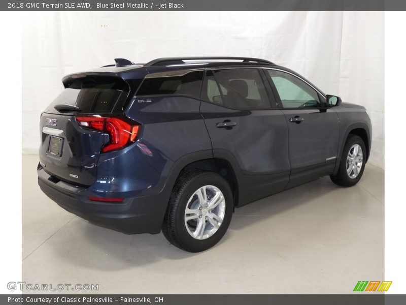 Blue Steel Metallic / ­Jet Black 2018 GMC Terrain SLE AWD