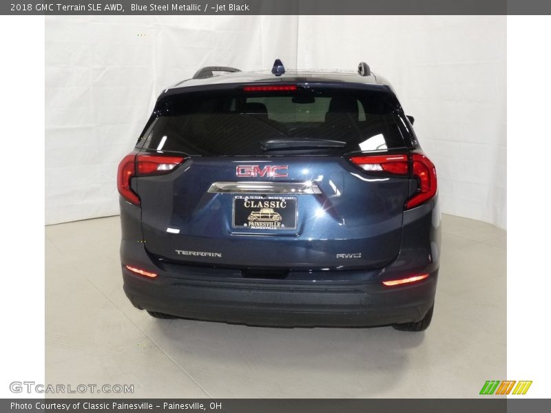 Blue Steel Metallic / ­Jet Black 2018 GMC Terrain SLE AWD