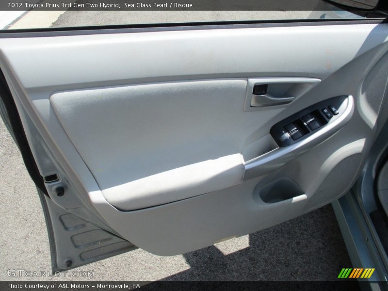 Sea Glass Pearl / Bisque 2012 Toyota Prius 3rd Gen Two Hybrid