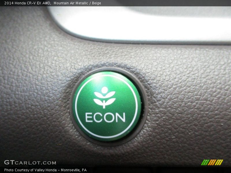 Mountain Air Metallic / Beige 2014 Honda CR-V EX AWD