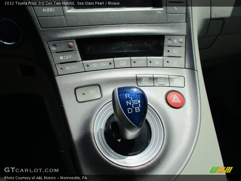 Sea Glass Pearl / Bisque 2012 Toyota Prius 3rd Gen Two Hybrid