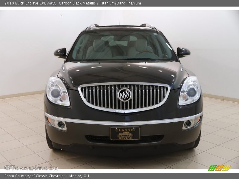 Carbon Black Metallic / Titanium/Dark Titanium 2010 Buick Enclave CXL AWD