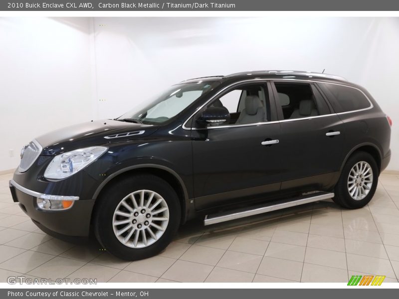 Carbon Black Metallic / Titanium/Dark Titanium 2010 Buick Enclave CXL AWD