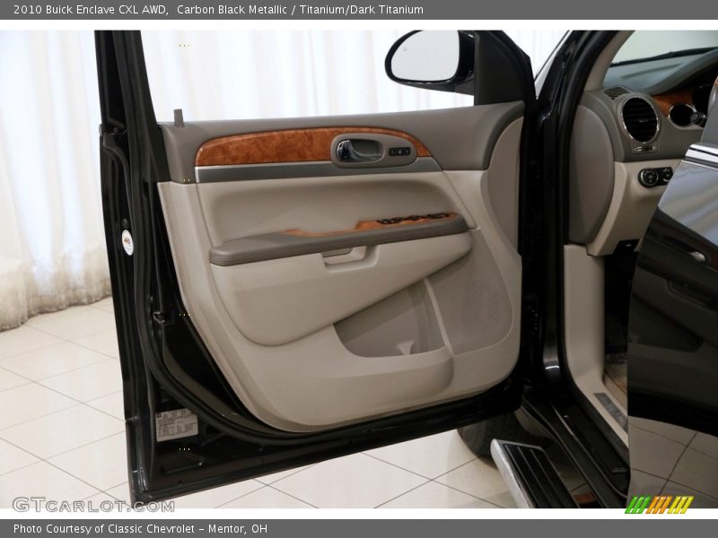 Carbon Black Metallic / Titanium/Dark Titanium 2010 Buick Enclave CXL AWD