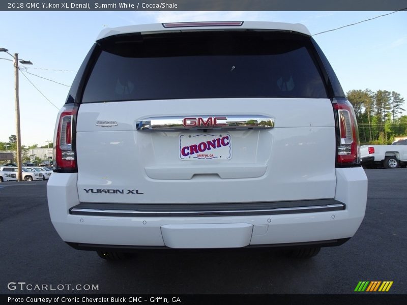 Summit White / Cocoa/Shale 2018 GMC Yukon XL Denali