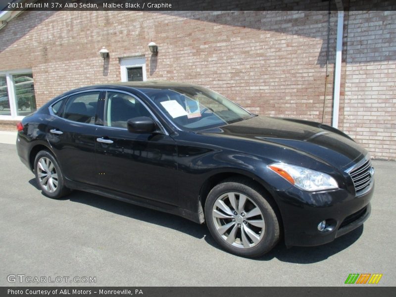 Malbec Black / Graphite 2011 Infiniti M 37x AWD Sedan