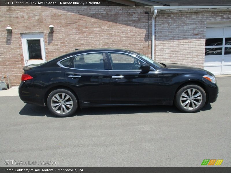 Malbec Black / Graphite 2011 Infiniti M 37x AWD Sedan