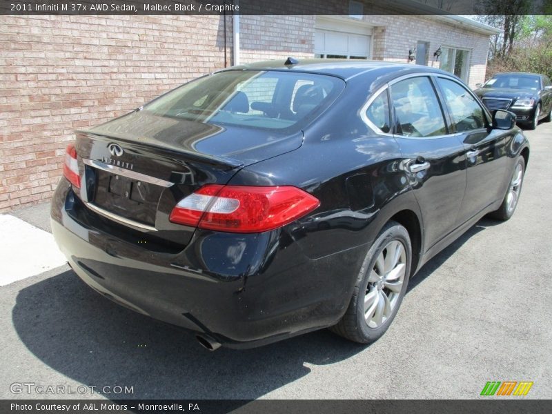 Malbec Black / Graphite 2011 Infiniti M 37x AWD Sedan